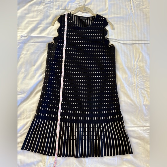 TED BAKER  London black & gold dress size 3 - Picture 6 of 11